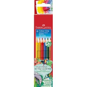 Faber-Castell 112406 - kleurpotlood Colour Grip etui 6 stuks