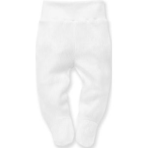 Pinokio Sleeppants Lovely Day, wit geribbeld, uniseks 44-68 (56), Witte Ribbed Lovely Day, 56 cm