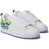 DC Shoes Court Graffik heren Sneaker, White Lime Turquoise, 55 EU