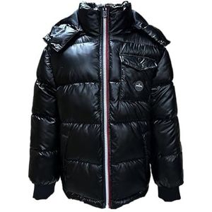 REDSKINS JUNIOR Fleece Jack Warme Jas Hoodies Donsjack Winter Regenjas Kleding Kinderen Jongen Meisje Model 2024 Zwart Maat 10 Jaar