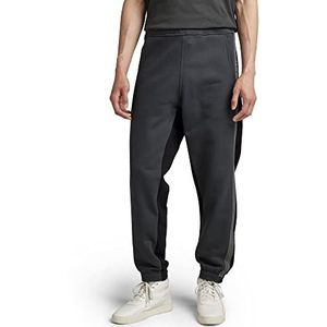 G-STAR RAW heren trainingsbroek tape Clr Block Tapered Sweatpants, Veelkleurig (Cloack/Dk Black C988-d373), S