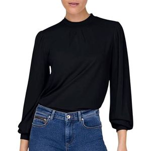 ONLMALLORY Life LS DNM Shirt QYT, zwart, XS