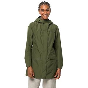 Jack Wolfskin Dames Cape York Paradise Coat W Jas, Greenwood, L, greenwood, L