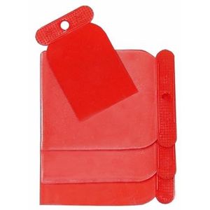 Spatel – plamuurmes van kunststof, 4-delige set, ideaal voor het aanbrengen en gladmaken van plamuur, licht en robuust.