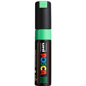 uni-ball 182680 - POSCA marker met brede wigpunt, neon groen