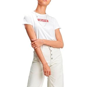 Levi's dames T-shirt The Perfect Tee, Box Tab White+, S