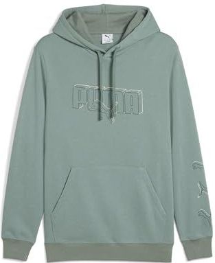 PUMA - ESS LOGO LAB EXECUTION HOODIE - Groen - Regular Fit - Katoen