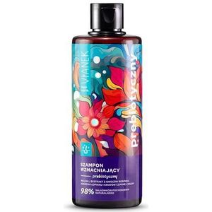 VIANEK Prebiotische versterkende shampoo met plantenextracten, 300 ml, haarshampoo veganistisch, haargroeibevorderend, voor gevoelige hoofdhuid en haaruitval