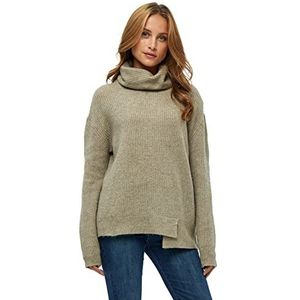 Desires Dames Daliah Knit Rollneck, Winter TWIG Sand Melange, S, Winter Twig Zand Melange, S