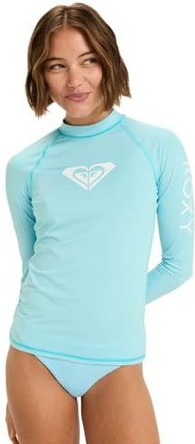 Roxy - Whole Hearted - Rash Vest - Lange Mouw - Dames - Aansluitend Model - UPF 50 Zonnebescherming