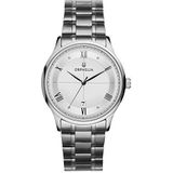 Orphelia Carnaby Quartz Horloge voor heren met zilveren wijzerplaat Analoog Display en zilver roestvrij stalen armband 62602