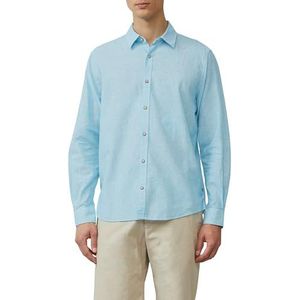 s.Oliver RED LABEL - Vrijetijdsoverhemd - Gestreept - Mix van Katoen en Linnen