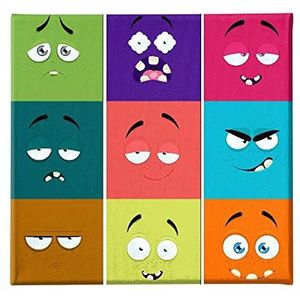 Homemania Fotokleuren, 3-delig, kunst en graffiti, voor woonkamer, slaapkamer, meerkleurig, 69 x 3 x 50 cm, polyester, hout