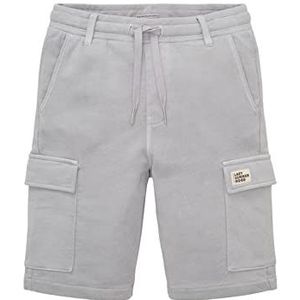 TOM TAILOR Jongens 1036559 Kinderen Bermuda Shorts, 17590-Smoky Grey, 140, 17590 - Smoky Grey, 140 cm