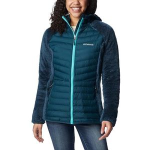 Columbia hybride pufferjas met volledige ritssluiting voor dames, Powder Lite Sherpa