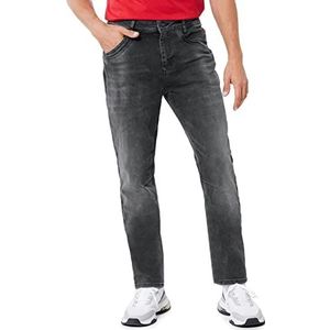 Street One MEN heren jeansbroek, Vintage Black Random Wash, 31W x 32L