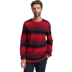 TOM TAILOR - 36199 - Sweater - Rood Marine - Mannen