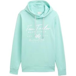 TOM TAILOR Sweatshirt voor heren, 37105 - Bright Mint Green, XXL