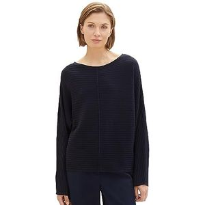 TOM TAILOR Damestrui met geribbelde structuur, 10668-sky Captain Blue, XXS