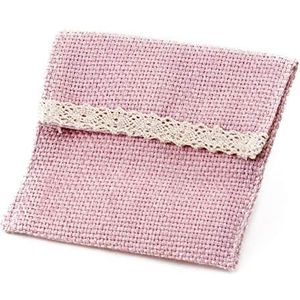 Mopec roze tas met klittenband 10 x 11,5 cm Min.12 One Size