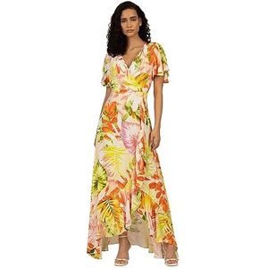 ApartFashion Maxi-jurk voor dames, prom-jurk, Crème-multicolor, 44