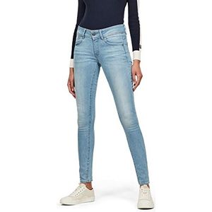 G-Star Raw Lynn Mid Waist Skinny Jeans Jeans dames,Blau (Lt Aged D06746-6553-424),23W / 32L