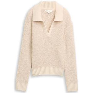 TOM TAILOR Damestrui, 36844 - zandsteen beige melange, XL