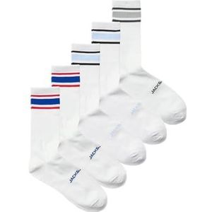 Jack&Jones - JACMOSKO - Sokken - Wit - 5 Pack