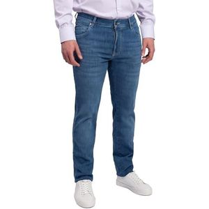 bugatti Vrijetijdsbroek voor heren, Blauw-345, 38W x 30L