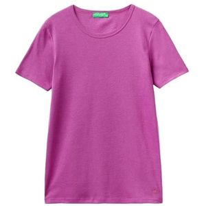 Undercolors of Benetton T-shirt voor dames, paars 007, XXS