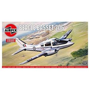 Airfix Beagle Basset 206-1:72 Schaal Vintage Classics Model Kit, 0.0916666666666666666666
