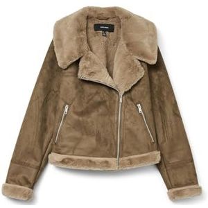 Vero Moda - Vmpeggy Boo - Veste - Grijs - Met Zipper - Lange Mouwen