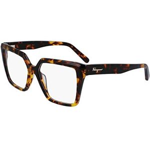FERRAGAMO SF2950 bril, Dark Tortoise, 54/16/140 voor dames, Donker, schildpad, 54/16/140