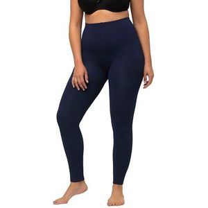 Ulla Popken Thermische kousversteviging voor dames, zachte voering, nachtblauw, 42-44