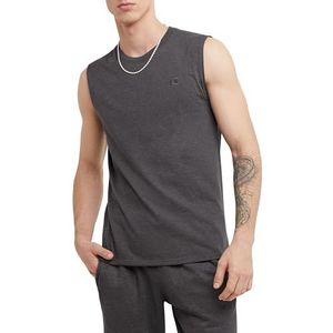 Champion Herenhemd klassiek jersey Muscle T-shirt, donkergrijs, L