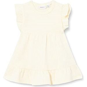NAME IT Babymeisjes Nbfhussie Ss-jurk Jurk, dubbel crème, 56