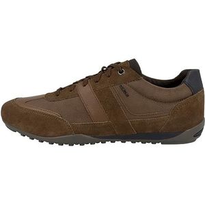 Geox U Wells B Sneakers voor heren, Browncotto Lt Brown, 46 EU