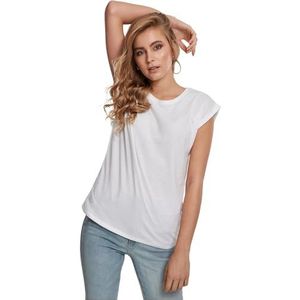 Build Your Brand T-shirt voor dames, wit, S