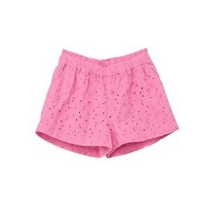 s.Oliver Junior Girl's Short met gatenborduurwerk, roze, 116, roze, 116 cm