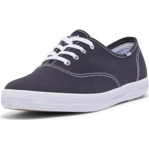 Keds Champion Original Sneaker voor dames, Navy Canvas, 6.5 UK X-Narrow