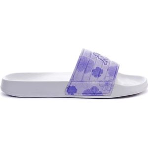 Kappa Logo Sartwow 2 Comfortabele en stijlvolle slippers, Wit en Violet Lt, Maat 36