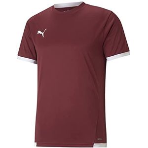 PUMA Herenshirt, cordovan-puma wit, XXL