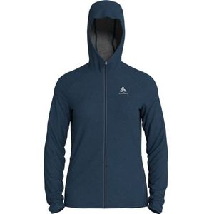Odlo RUN Easy 365 Midlayer Hoody, Blue Wing Teal Melange, L