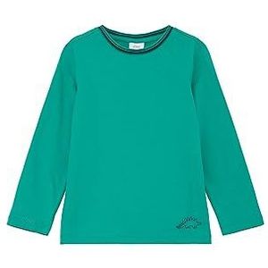 s.Oliver Junior T-shirt voor jongens met lange mouwen blauw groen 104, blauwgroen, 104 cm