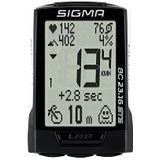 SIGMA SPORT BC 23.16 STS White 02316 Fietscomputer met fiets-, hoogte- en hartfrequentie-functies, trapfrequentie hoge log capaciteit, witte fietscomputer eenvoudige bediening,