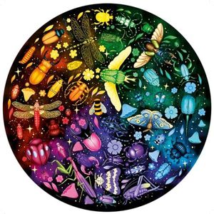Ravensburger - Puzzle für Erwachsene - Rundes Puzzle mit 500 Teilen - Geeignet ab 12 Jahren - Insekten (Farbkreis) - Puzzle Made in Europe - 12000820