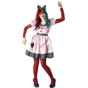 Boland - Kostuum horror pop voor volwassenen, verkleedkostuum, kostuum set voor Halloween, carnaval en themafeesten