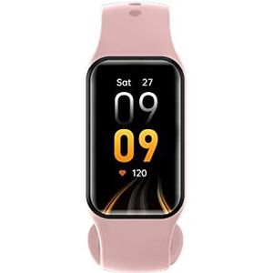 Blackview R1 Smartwatch - Sport Smartwatch - 24 trainingsmodi - Intelligente meldingen - Hartslag & Slaap Monitor - Menstruatieschema - Waterdicht IP68 - Roze Armband