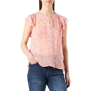 Part Two Prillepw Bl-blouse voor dames, relaxte pasvorm, Pioen Geschilderde Zomer Bloem, 64