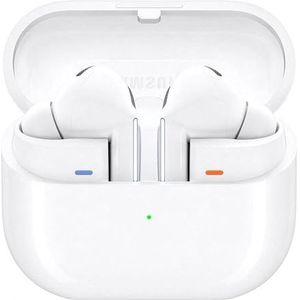 Samsung Galaxy Buds3 Pro Draadloze Bluetooth Hoofdtelefoon, Active Noise Cancelling (ANC), Adaptive Noise Cancelling (ANC), 360 Audio, In-ear hoofdtelefoon met HiFi-Sound, Wit, Incl. Anymode Clear